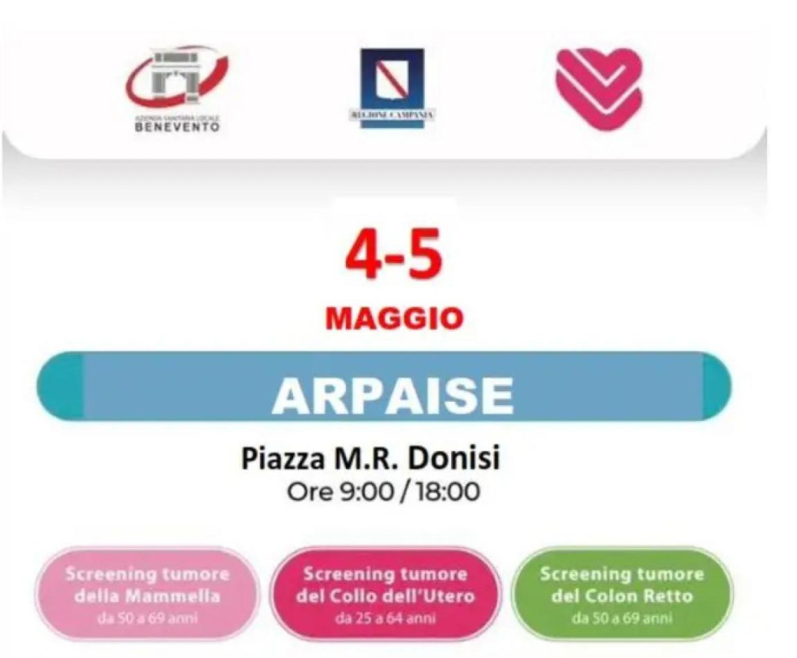 ARPAISE SCREENING ONCOLOGICI 