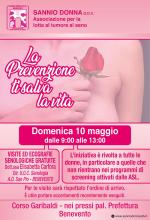 SANNIO DONNA PREVENZIONE 10.5.26 LOCANDINA